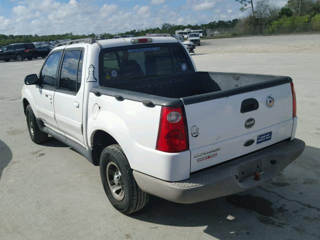 1FMZU67E71UB04975 - 2001 FORD EXPLORER S WHITE photo 3