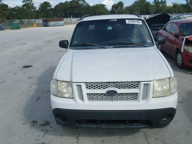 1FMZU67E71UB04975 - 2001 FORD EXPLORER S WHITE photo 9