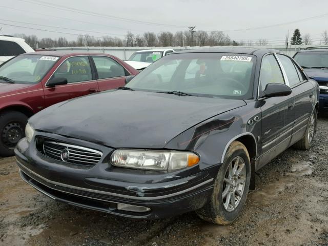 2G4WB55K611158128 - 2001 BUICK REGAL LS CHARCOAL photo 2