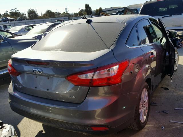 1FAHP3H29CL142202 - 2012 FORD FOCUS SEL GOLD photo 4