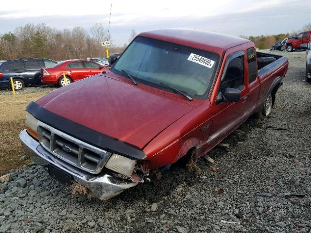 1FTZR15V2YTA61691 - 2000 FORD RANGER SUP RED photo 2