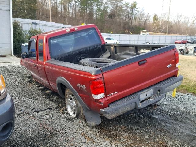 1FTZR15V2YTA61691 - 2000 FORD RANGER SUP RED photo 3