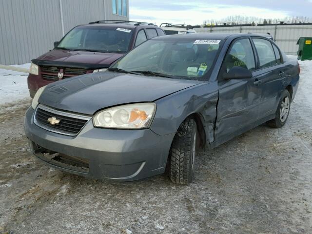 1G1ZS51F26F252798 - 2006 CHEVROLET MALIBU LS ნაცრისფერი ფოტო 2