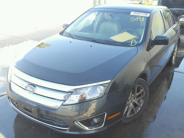 3FAHP0JA0AR218257 - 2010 FORD FUSION SEL BLACK photo 2