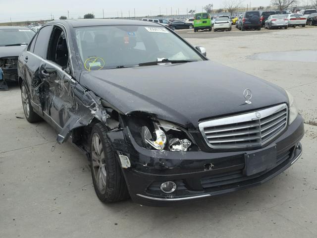 WDDGF54X98F074050 - 2008 MERCEDES-BENZ C 300 BLACK photo 1