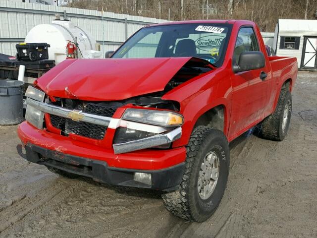 1GCDT24E488224816 - 2008 CHEVROLET COLORADO L RED photo 2