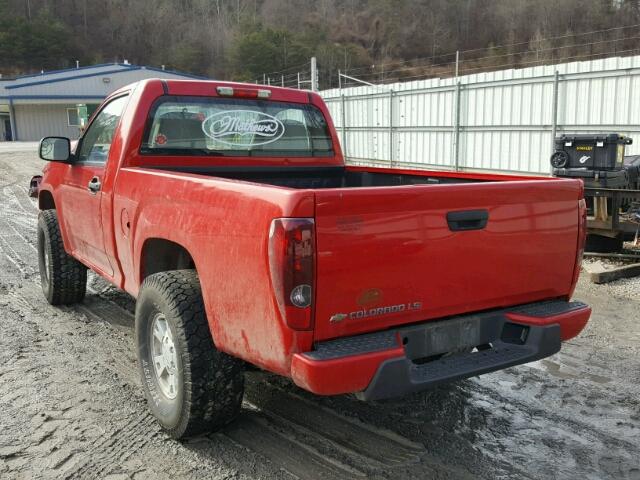 1GCDT24E488224816 - 2008 CHEVROLET COLORADO L RED photo 3