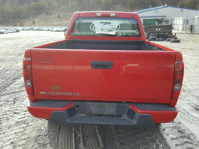 1GCDT24E488224816 - 2008 CHEVROLET COLORADO L RED photo 6