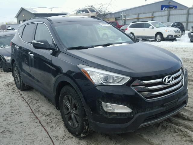 5XYZUDLB7DG011142 - 2013 HYUNDAI SANTA FE S BLACK photo 1