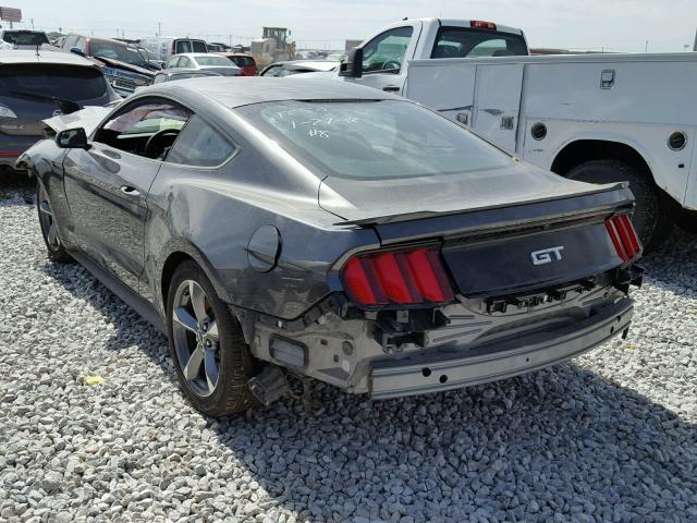 1FA6P8CF1H5265048 - 2017 FORD MUSTANG GT CHARCOAL photo 3