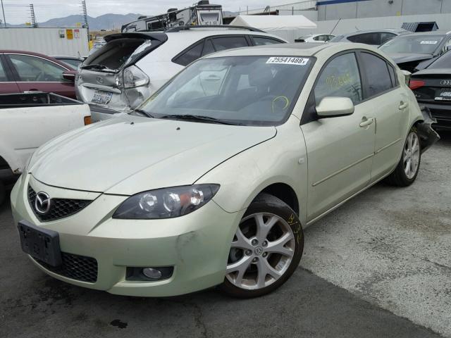 JM1BK32G781115876 - 2008 MAZDA 3 I GREEN photo 2