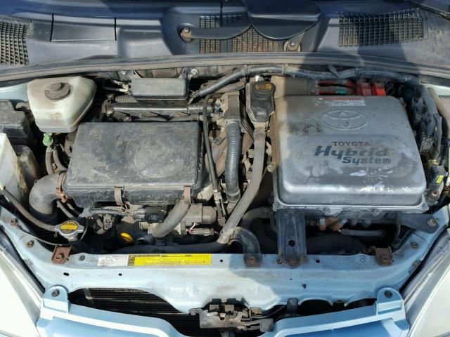 JT2BK12U910036482 - 2001 TOYOTA PRIUS BLUE photo 7