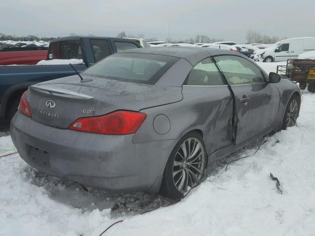 JN1CV6FE1DM772156 - 2013 INFINITI G37 SPORT GRAY photo 4