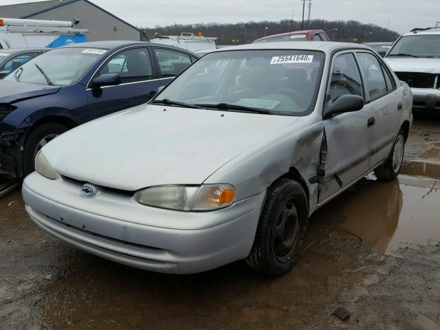 1Y1SK52841Z437155 - 2001 CHEVROLET GEO PRIZM 银色 照片 2