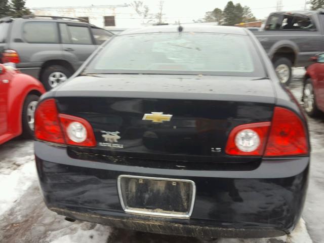 1G1ZG57B69F124249 - 2009 CHEVROLET MALIBU LS BLACK photo 10