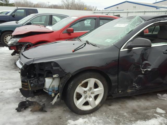 1G1ZG57B69F124249 - 2009 CHEVROLET MALIBU LS BLACK photo 9