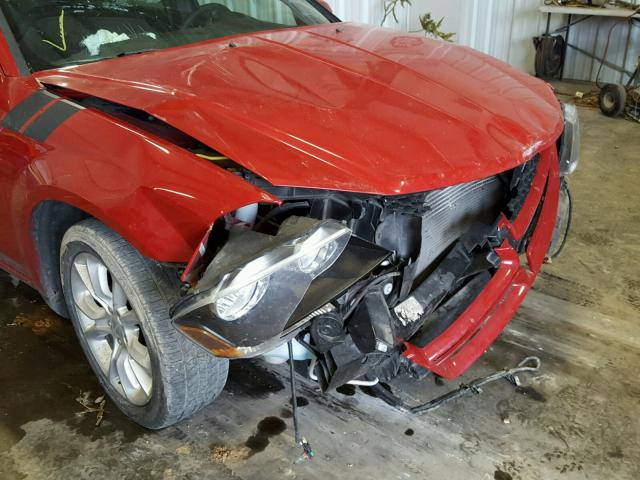 1C3CDZBG4EN138588 - 2014 DODGE AVENGER R/ RED photo 9