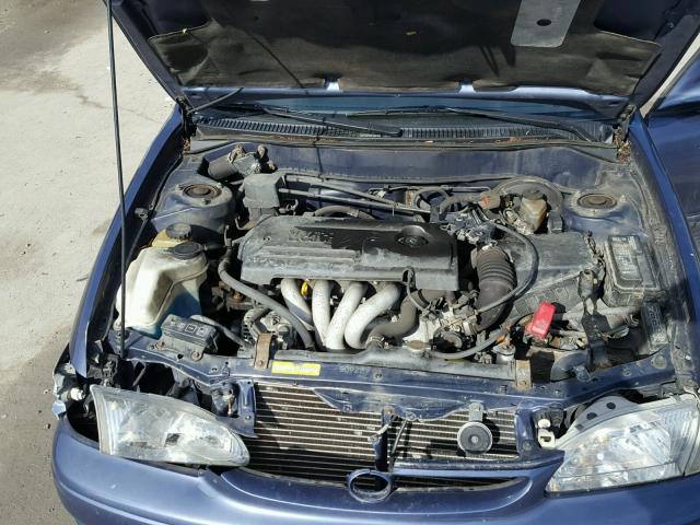 2T1BR12E4YC329900 - 2000 TOYOTA COROLLA VE BLUE photo 7