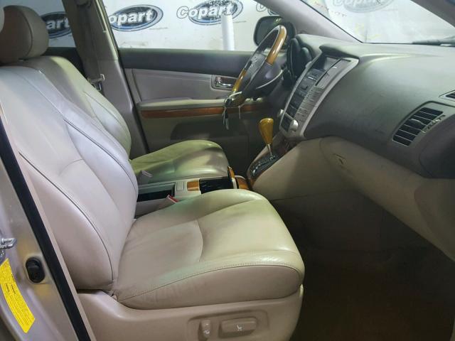 JTJGA31U040043903 - 2004 LEXUS RX 330 BEIGE photo 5