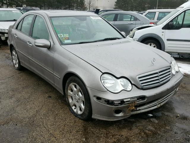 WDBRF92H36F788130 - 2006 MERCEDES-BENZ C GENERATI GRAY photo 1