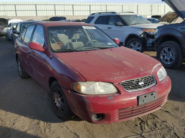 3N1CB51D8YL338124 - 2000 NISSAN SENTRA BAS RED photo 1