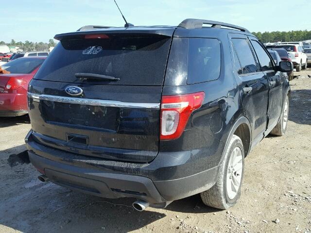 1FMHK7B8XBGA92667 - 2011 FORD EXPLORER BLACK photo 4