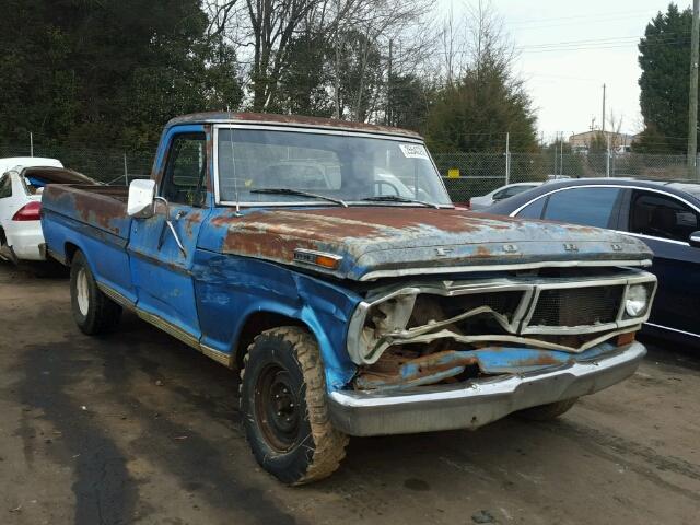 F10GCH16971 - 1970 FORD F100 BLUE photo 1