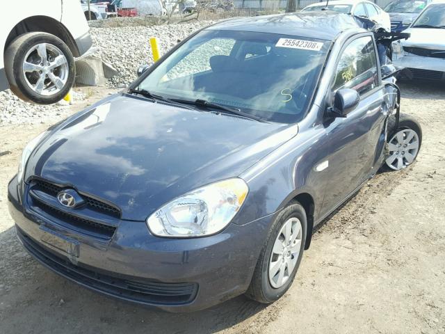 KMHCM3AC5BU200391 - 2011 HYUNDAI ACCENT GL BLUE photo 2