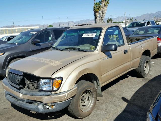 5TENL42N73Z262647 - 2003 TOYOTA TACOMA GOLD photo 2