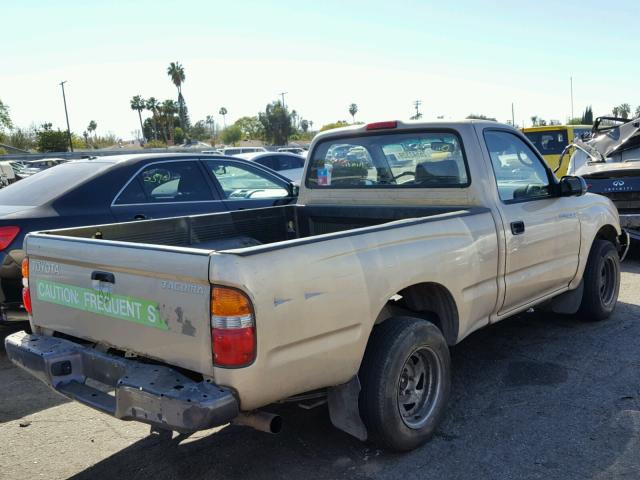 5TENL42N73Z262647 - 2003 TOYOTA TACOMA GOLD photo 4