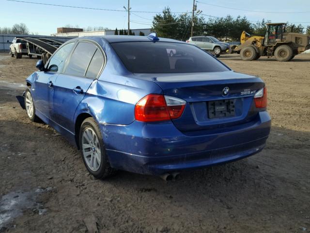 WBAVC93527KX54358 - 2007 BMW 328 XI BLUE photo 3