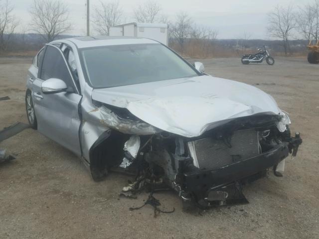 JN1BV7ARXEM693498 - 2014 INFINITI Q50 BASE Plata foto 1