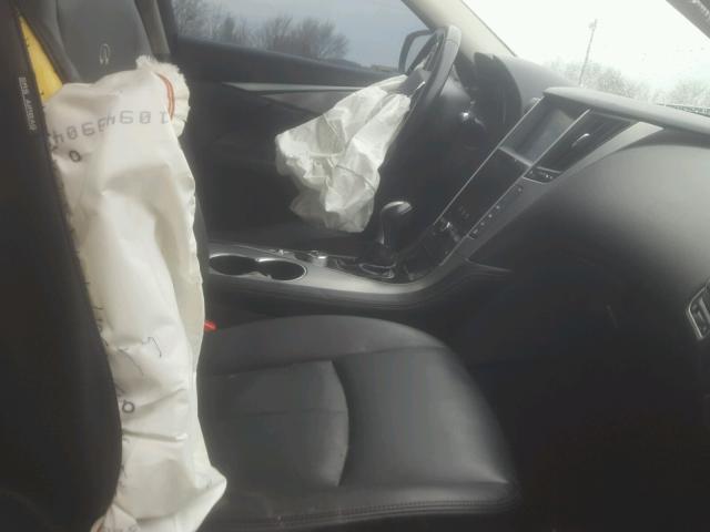 JN1BV7ARXEM693498 - 2014 INFINITI Q50 BASE Plata foto 5