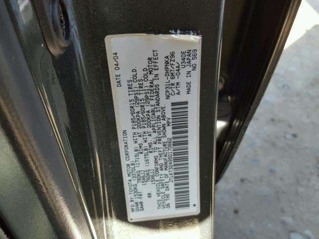 JTLKT324950170662 - 2005 TOYOTA SCION XB 绿色 照片 10