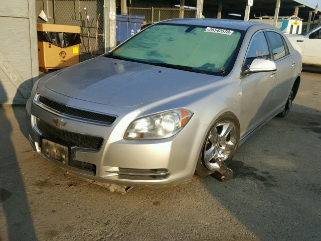 1G1ZH57B78F262166 - 2008 CHEVROLET MALIBU 1LT 银色 照片 2