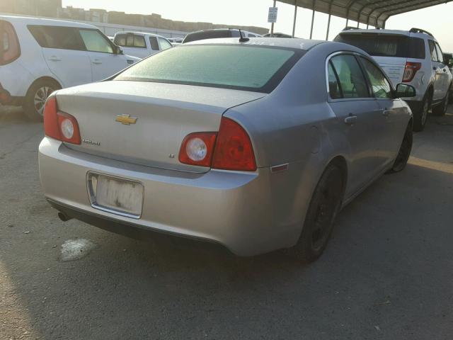 1G1ZH57B78F262166 - 2008 CHEVROLET MALIBU 1LT SILVER photo 4