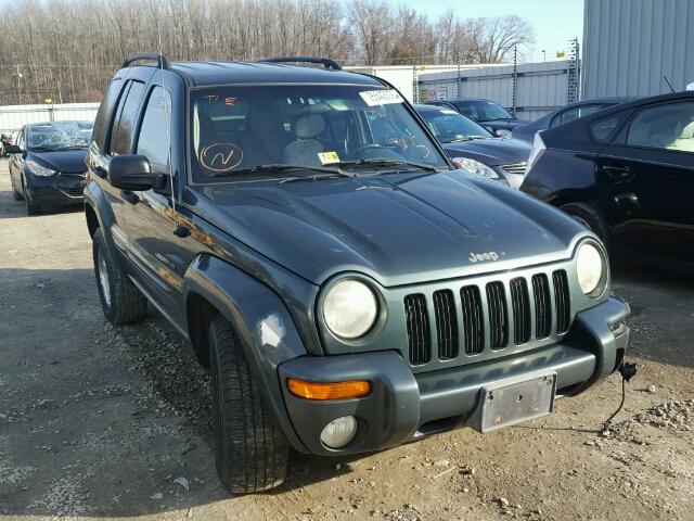 1J4GL58K52W175850 - 2002 JEEP LIBERTY LI GREEN photo 1