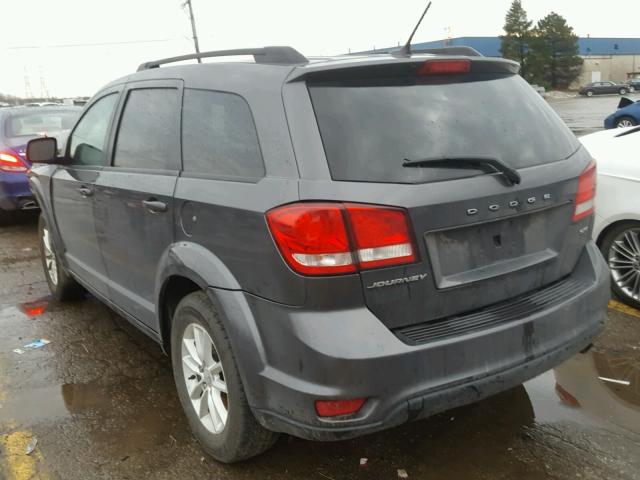 3C4PDCBB6ET180663 - 2014 DODGE JOURNEY SX GRAY photo 3