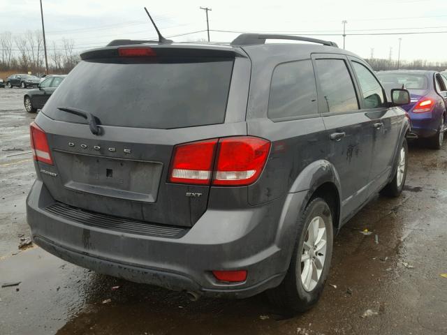 3C4PDCBB6ET180663 - 2014 DODGE JOURNEY SX GRAY photo 4