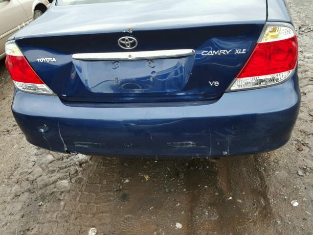 4T1BF30K36U120429 - 2006 TOYOTA CAMRY LE BLUE photo 9