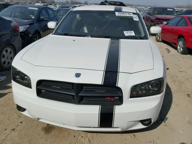 2B3KA53HX7H891250 - 2007 DODGE CHARGER R/ WHITE photo 9