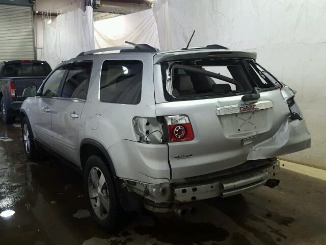 1GKKVRED4BJ106611 - 2011 GMC ACADIA SLT ვერცხლისფერი ფოტო 3