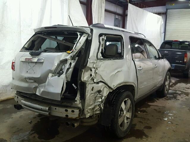 1GKKVRED4BJ106611 - 2011 GMC ACADIA SLT ვერცხლისფერი ფოტო 4