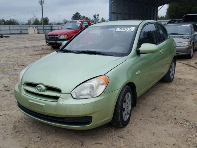 KMHCM36C68U055931 - 2008 HYUNDAI ACCENT GS GREEN photo 2