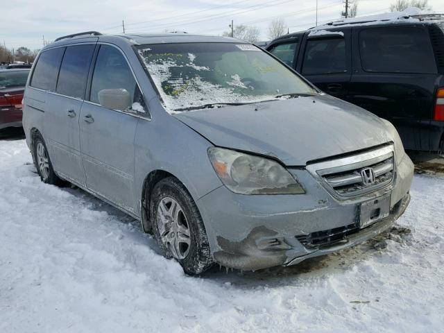 5FNRL38777B139698 - 2007 HONDA ODYSSEY EX SILVER photo 1