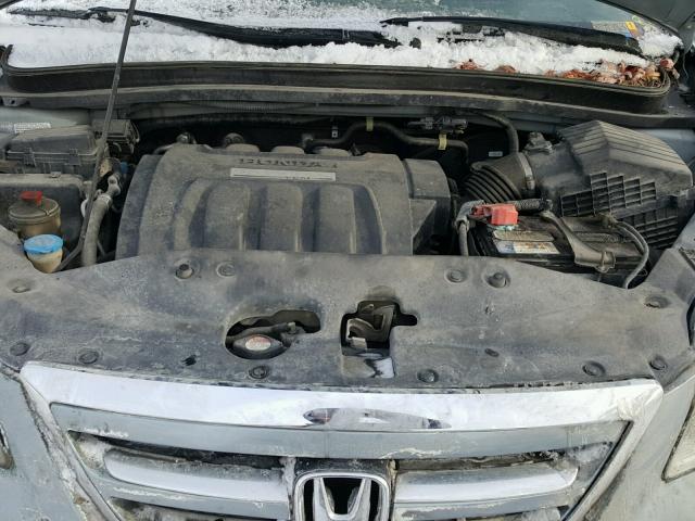 5FNRL38777B139698 - 2007 HONDA ODYSSEY EX SILVER photo 7