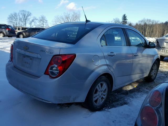 1G1JC5SH3C4224932 - 2012 CHEVROLET SONIC LT GRAY photo 4