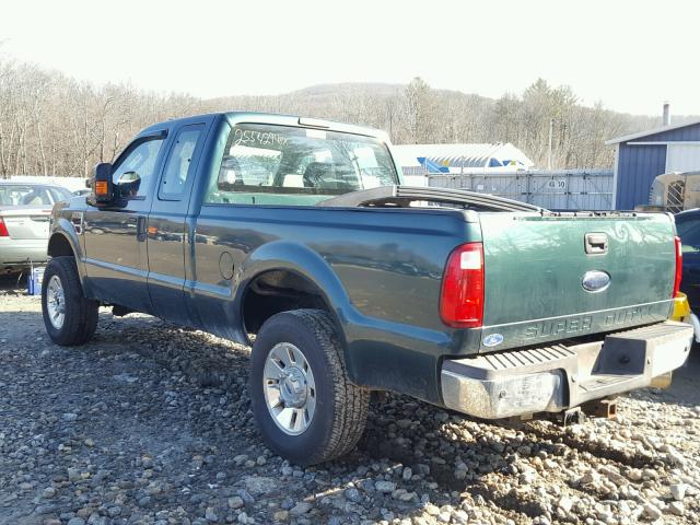 1FTSX21R68EA84000 - 2008 FORD F250 SUPER GREEN photo 3