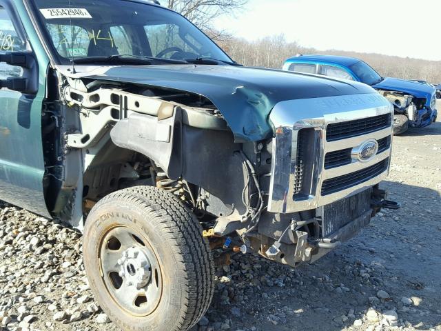 1FTSX21R68EA84000 - 2008 FORD F250 SUPER GREEN photo 9