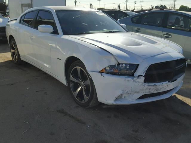 2C3CDXCT0DH701899 - 2013 DODGE CHARGER R/ WHITE photo 1